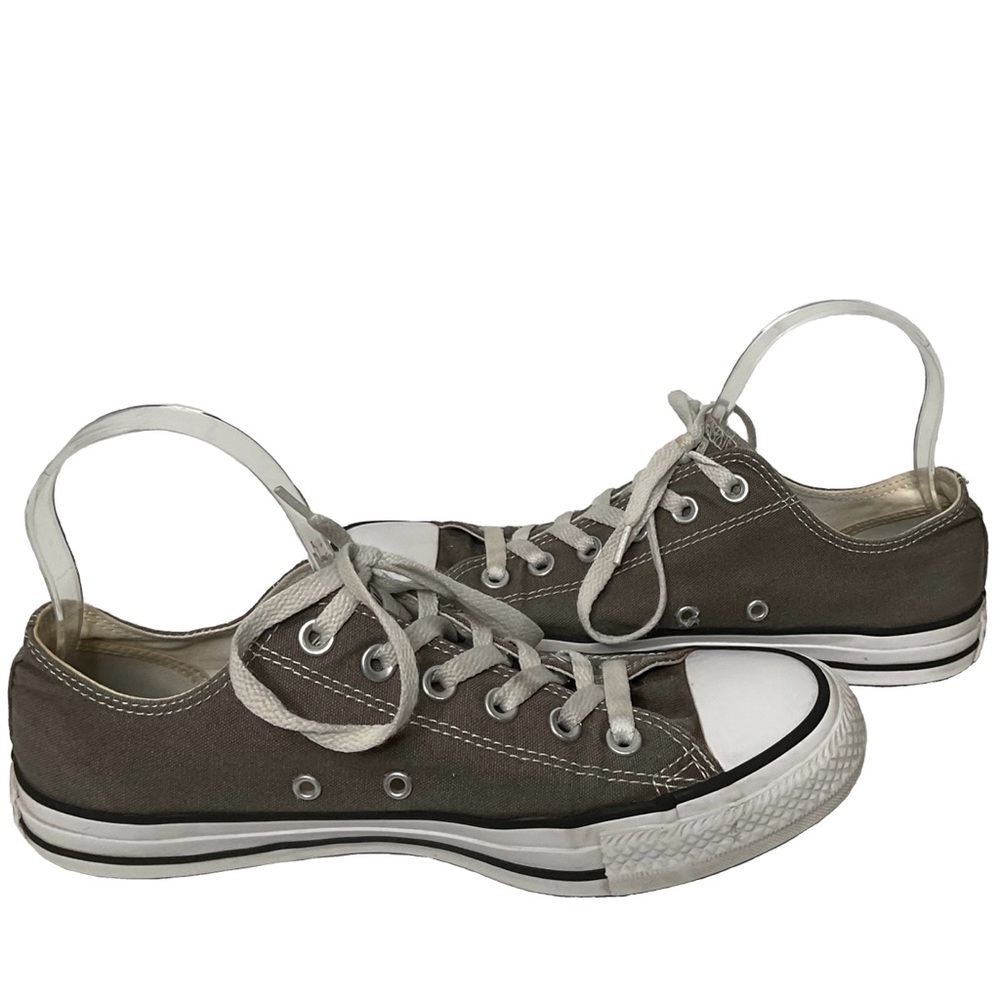 Converse Chuck Taylor All Star Low Tops Dark Grey Sneakers Unisex M 7.5, W 9.5 - Picture 1 of 14